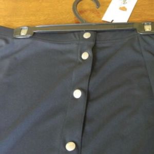 Michael Kors A-Line Black Skirt